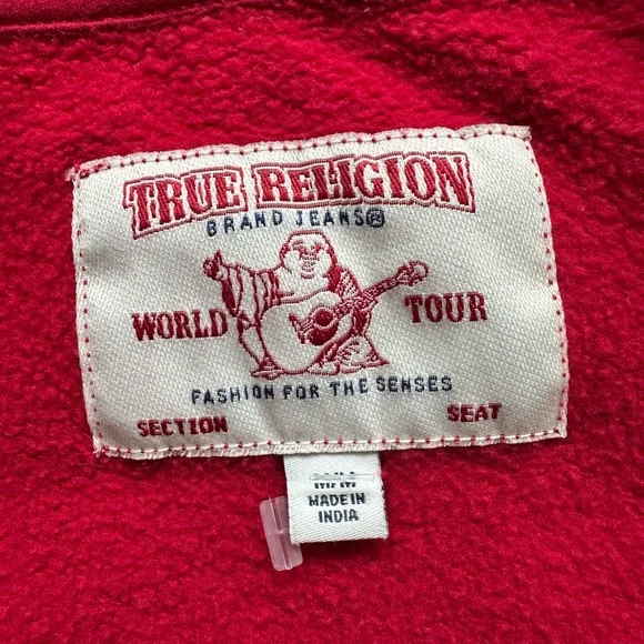 ᴛʀᴜᴇ ʀᴇʟɪɢɪᴏɴ ʜᴏʀꜱᴇꜱʜᴏᴇ ʀᴜʙʏ ʀᴇᴅ ᴢɪᴘ ᴜᴘ ʜᴏᴏᴅɪᴇ - Picture 4 of 7